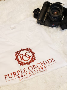 Purple Orchids Collections Signature Tee